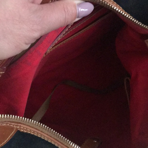 Dooney & Bourke Large Hobo Leather Classic Navy - Picture 6 of 6